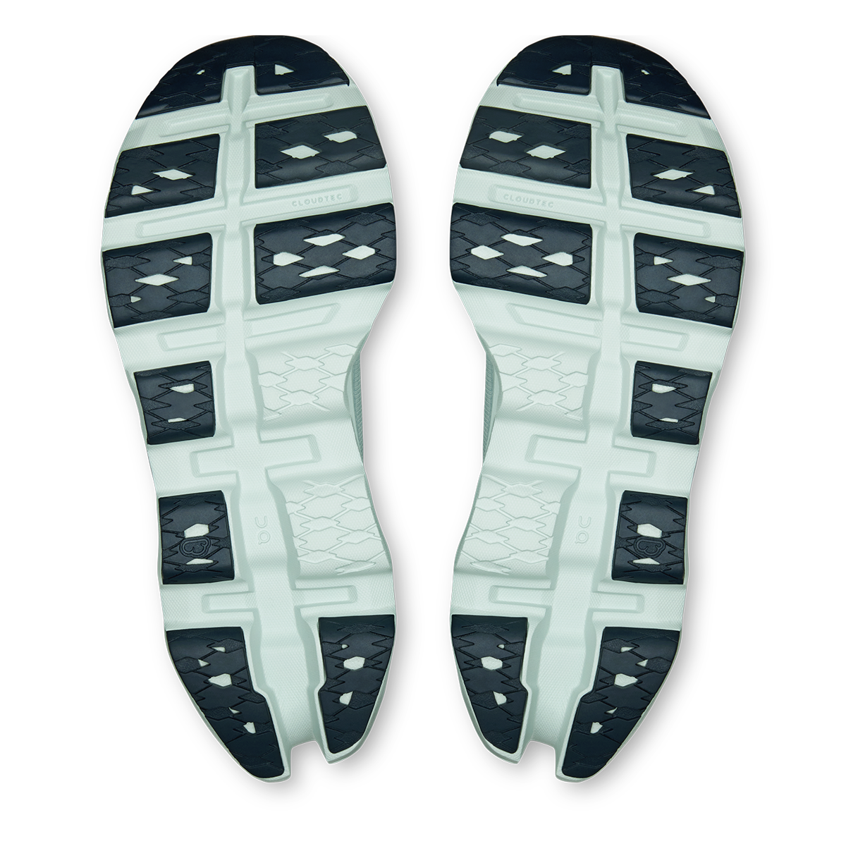 Tênis On Cloudmonster 3 Feminino - Azul riacho / Branco neve - vista 3