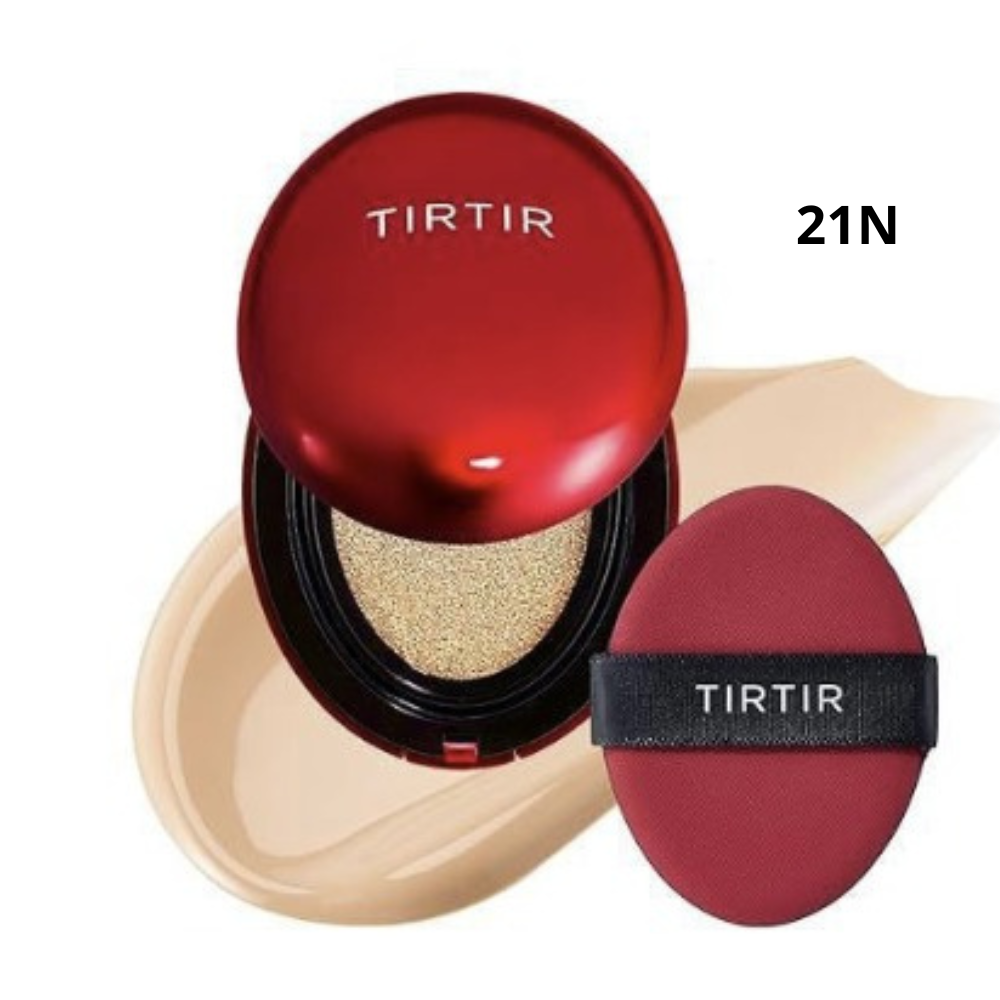 Base Cushion Clareadora TIRTIR - Protetor Solar e Maquiagem Longa Duração - Original
