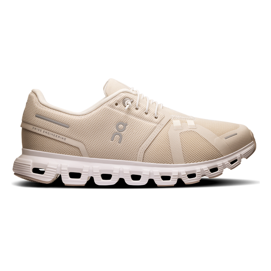 Tênis On Cloud 6 Feminino - Pérola / Branco - vista 1
