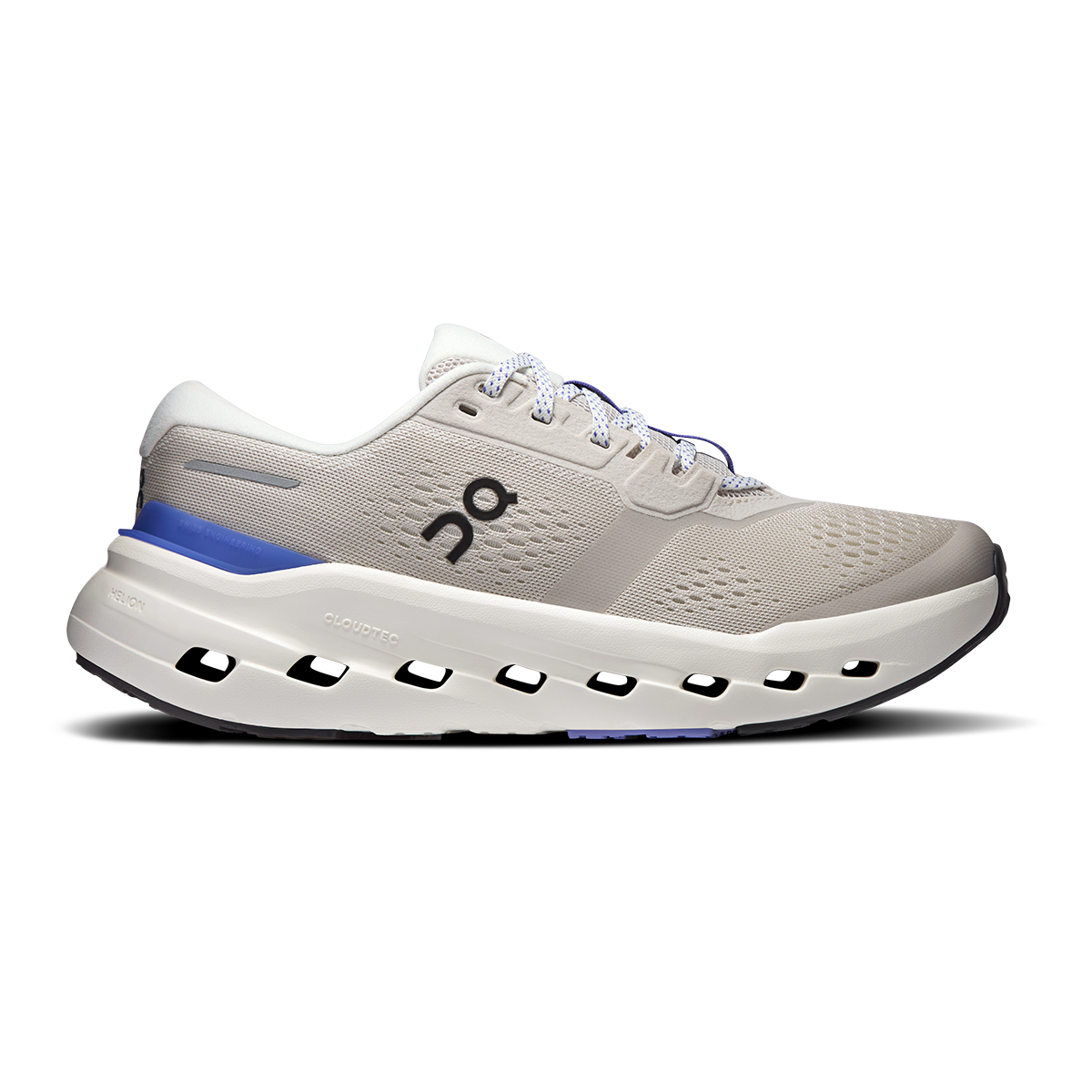 Tênis On Cloudrunner 3 Feminino - Pérola / Azul marinho - vista 1