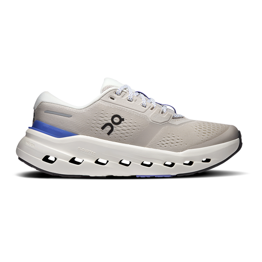 Tênis On Cloudrunner 3 Feminino - Pérola / Azul marinho - vista 1