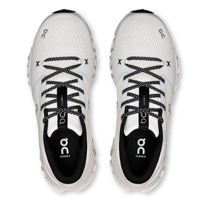 Tênis On Cloud X 5 Feminino - Branco / Preto - vista 3