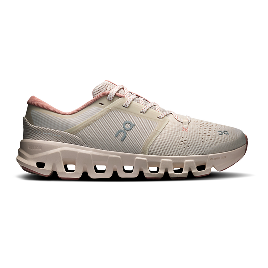 Tênis On Cloud X 5 Feminino - Pérola / Bege ostra - vista 1