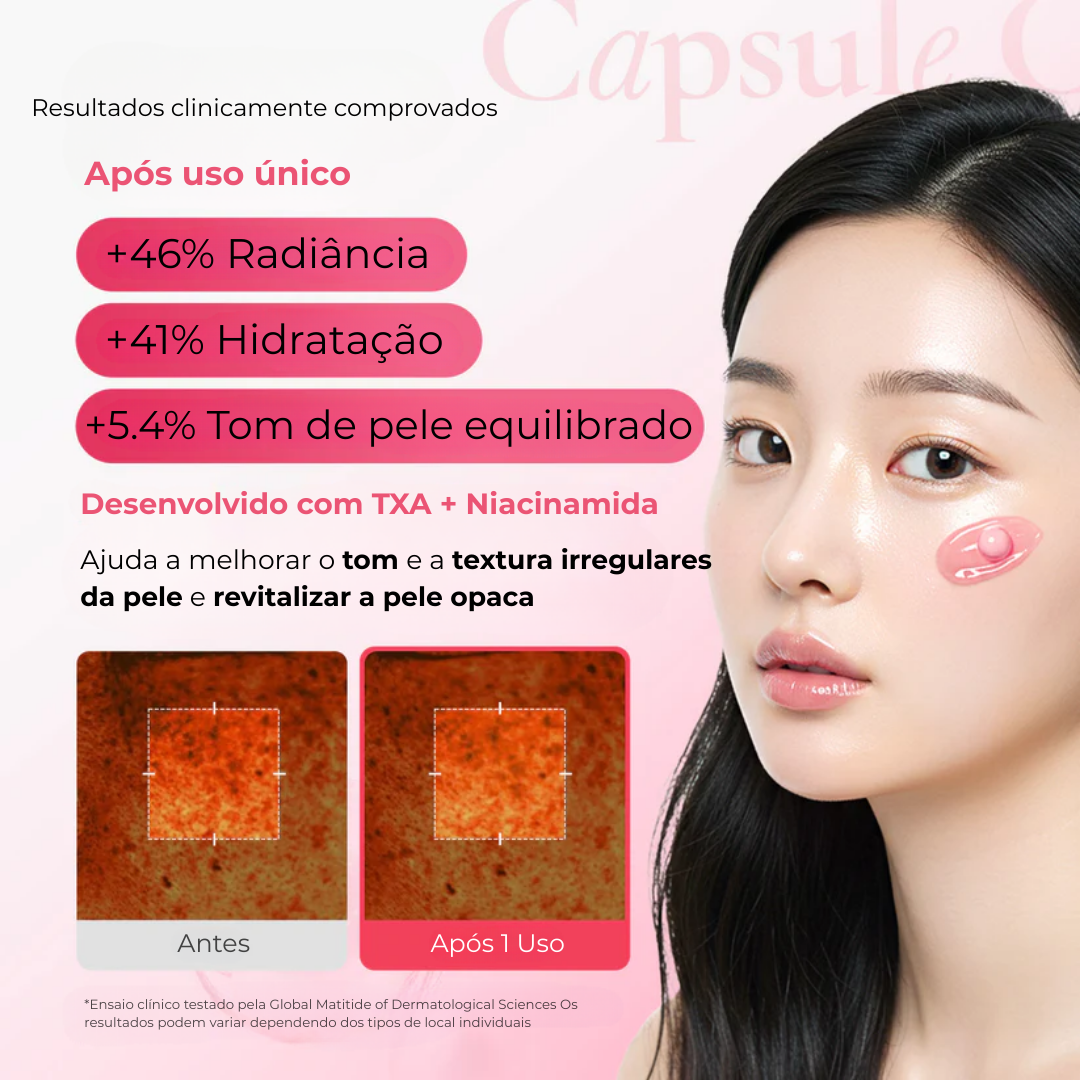 Creme Cápsula TXA + Niacinamida – Clareia e Hidrata