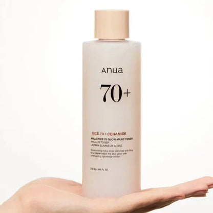 ANUA - Tônico Leitoso Iluminador Rice 70 Glow 250ml