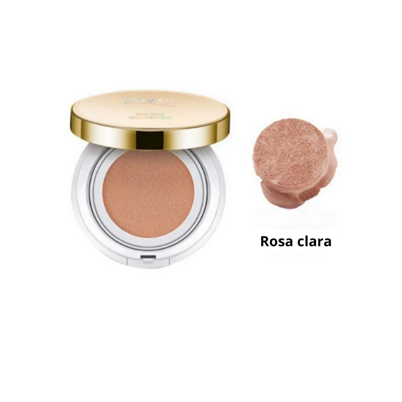 Base Cushion Clareadora BIOAQUA – Cobertura Perfeita e Hidratação com Efeito BB Cream (COMPRE 1 E LEVE 2)