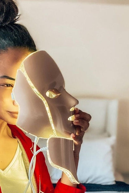 Máscara Facial LED com 7 cores