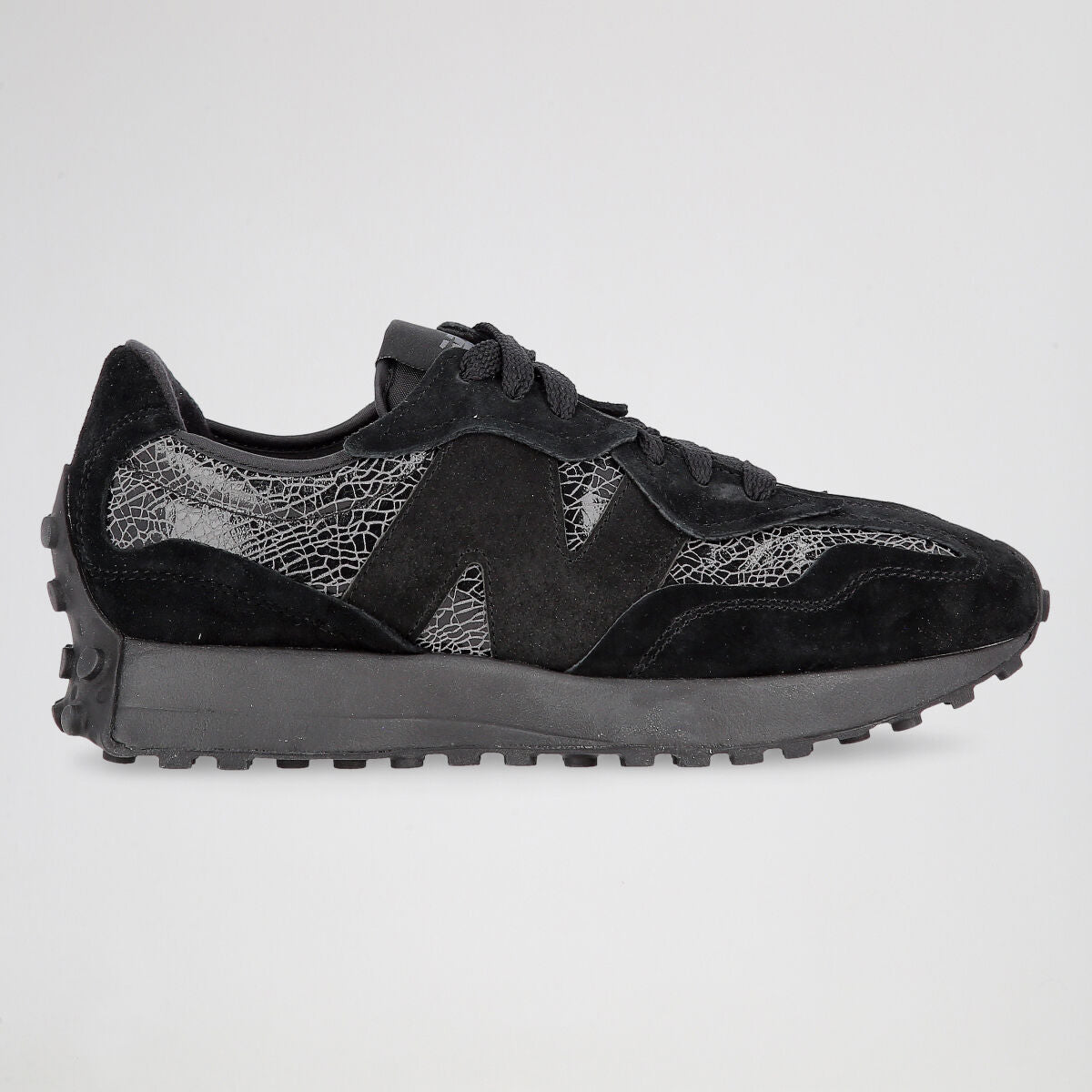 Tênis New Balance 327 Unissex - Preto / Cinza - Foto 1