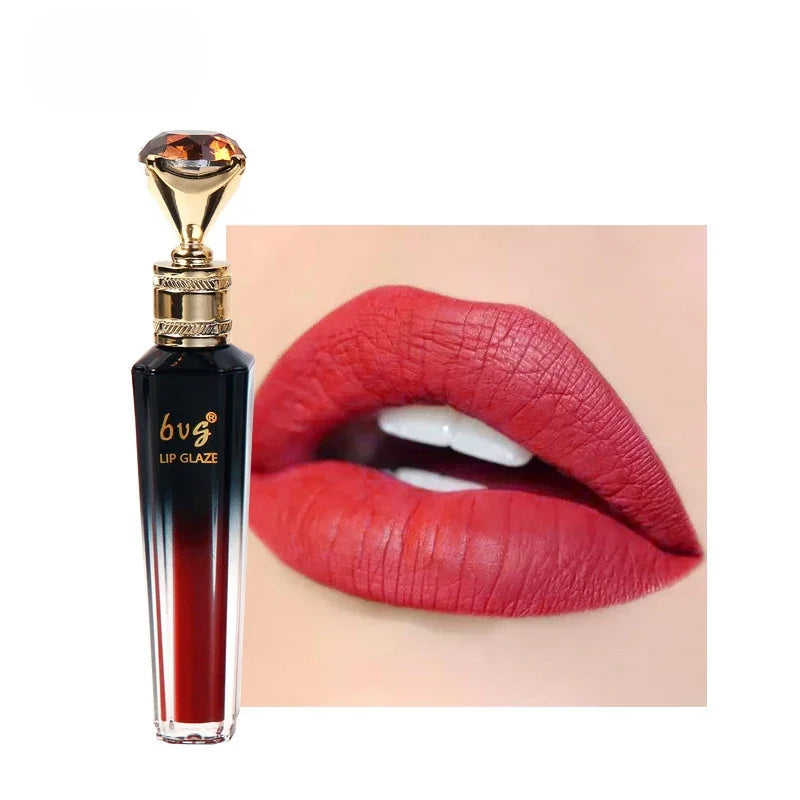 Lip Gloss Labial Diamante – Veludo Fosco de Longa Duração