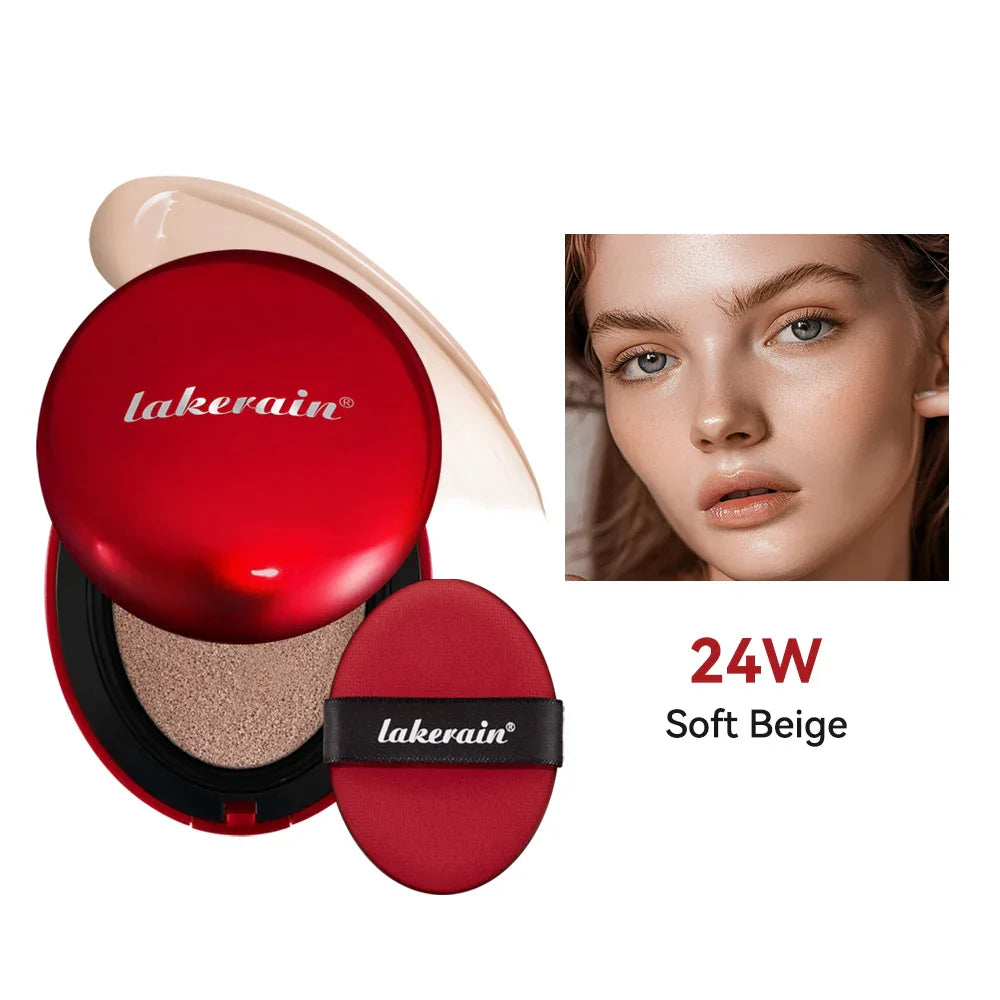 Base Lakerain Cushion Super Fit – Cobertura Impecável com Proteção Solar e Tratamento para a Pele