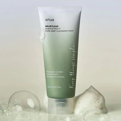 ANUA - Espuma de Limpeza Profunda Heartleaf Quercetinol Pore 150ml