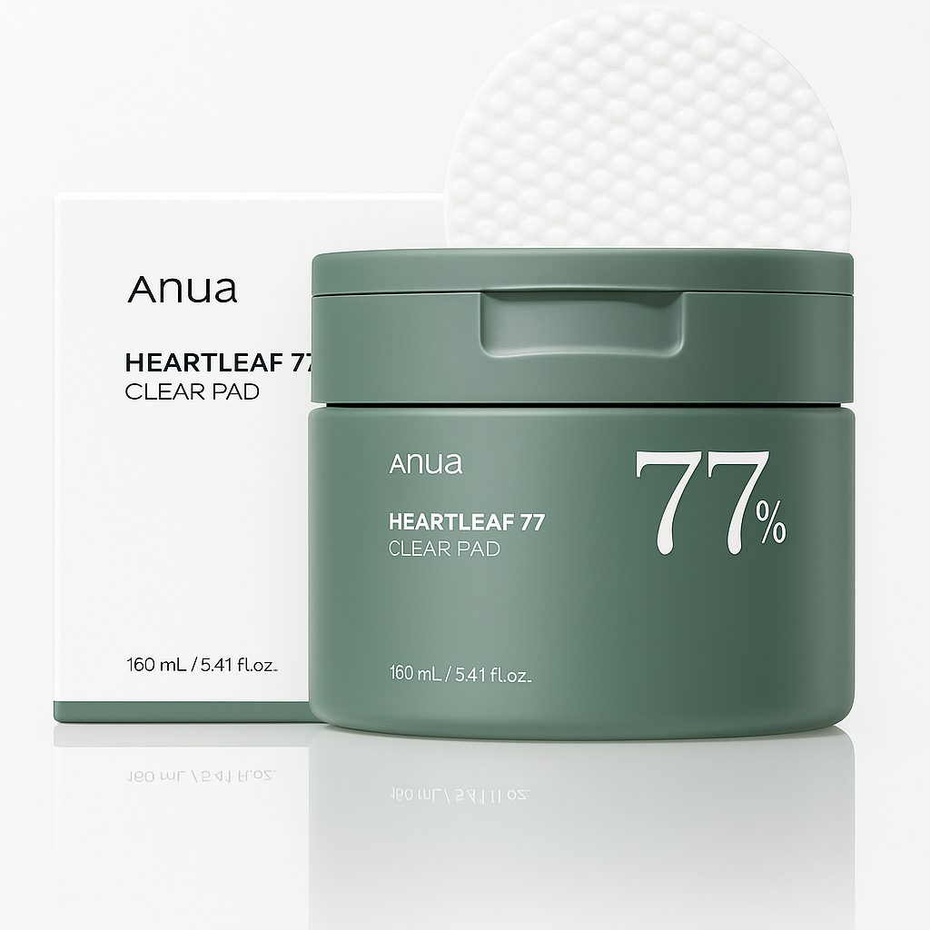 ANUA - Algodões Heartleaf 77 Clear Pad 160ml