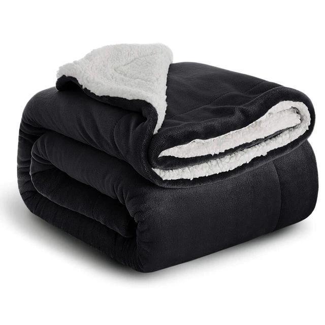 Coberdrom Casal Queen Sherpa Edredrom Pele de Carneiro 2,40m x 2,20m