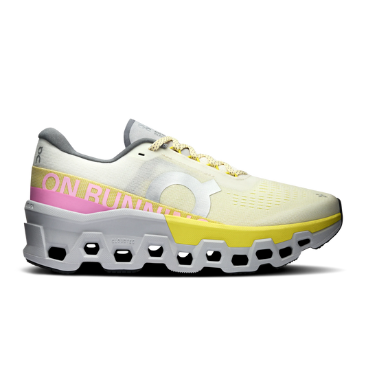 Tênis On Cloudmonster 2 - Marfim / Verde lima - Feminino - vista 1