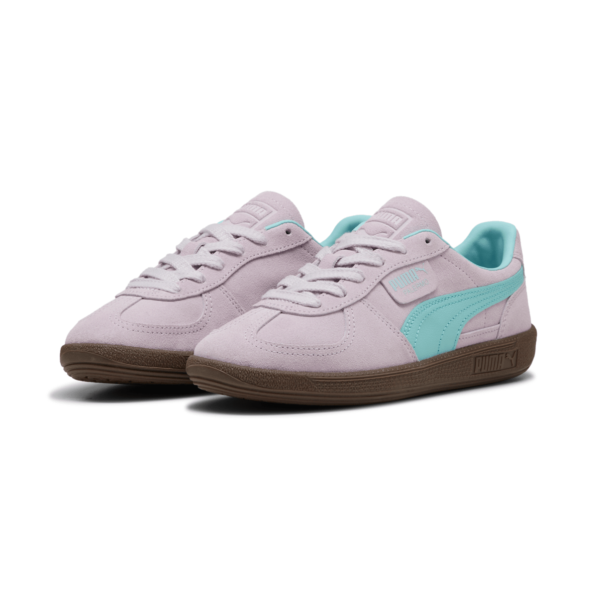 Tênis Puma Palermo Unissex - Lavanda / Turquesa - Foto 2