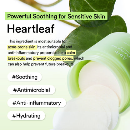 Pads Calmantes de Heartleaf – Toque Suavizante